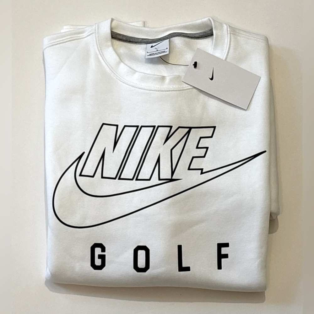 Nike Golf Men’s Fleece Crewneck pullover Sweatshirt - Picture 10 of 11